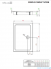 Radaway Doros D Compact Stone brodzik 100x80 czarny SDRD1080-05-54S